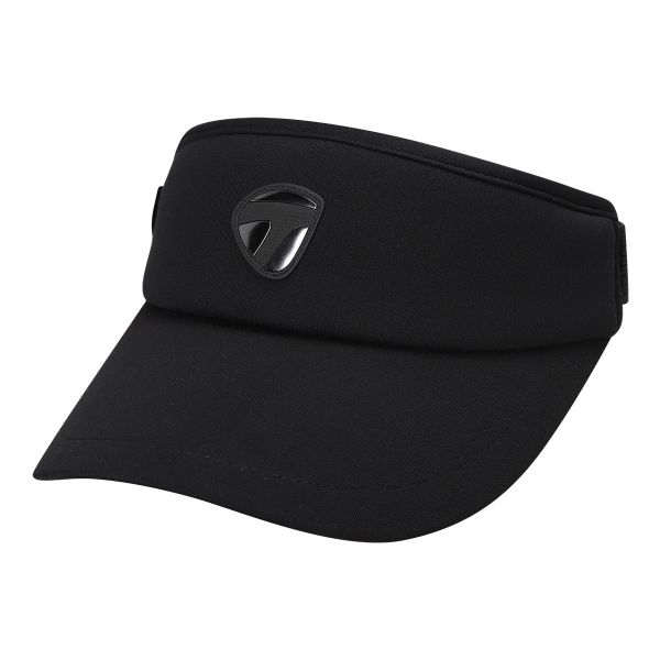 【 TaylorMade 】女款反光空頂遮陽帽 黑 