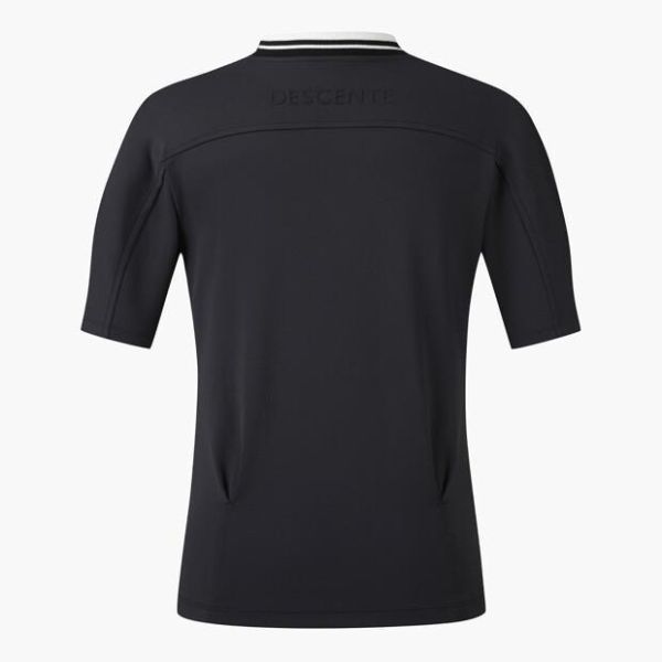 【 DESCENTE 85現貨 】女款挺版高領上衣 黑 