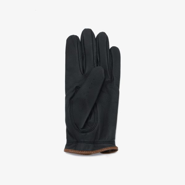 【 SOUTHCAPE 】女款高級羊皮手套 左手 黑 