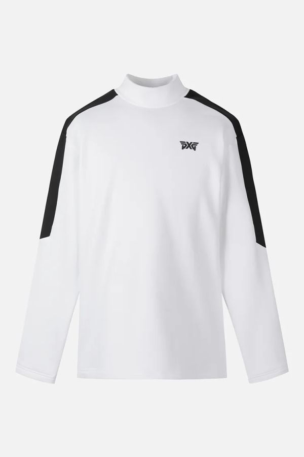 【 PXG XL現貨 】男款刷毛高領上衣 白 