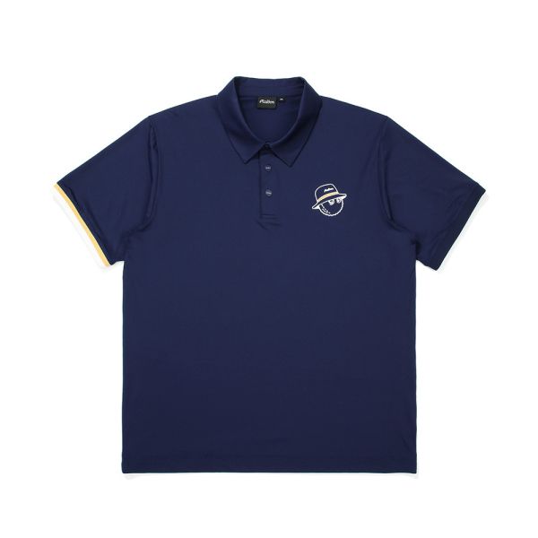 【 MALBON 】男款高爾夫POLO衫 深藍 