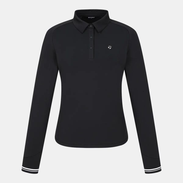 【 TaylorMade 】女款修身POLO衫 黑 