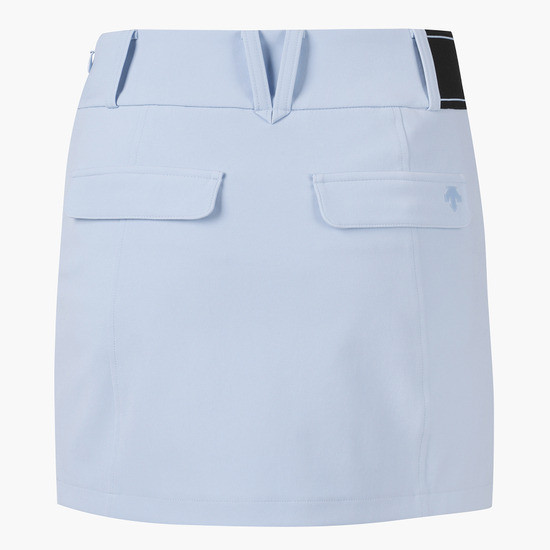 【 DESCENTE 61.64.67現貨 】百褶H型短裙 藍 