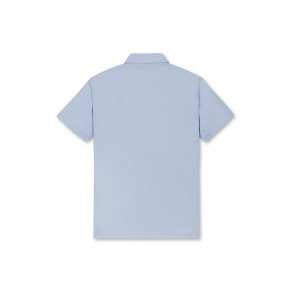 【 WAAC S現貨 】女款領LOGO大POLO 水藍 