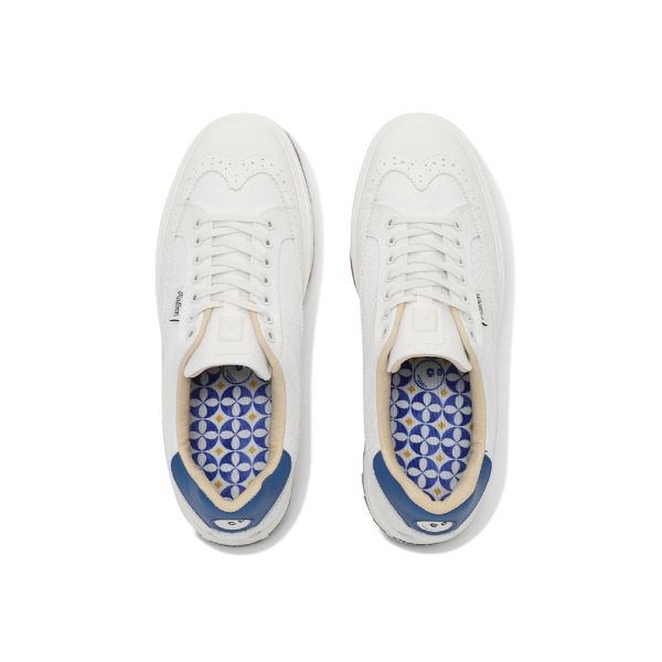 【 Malbon 27.0現貨 】 經典款帆布鞋 白 