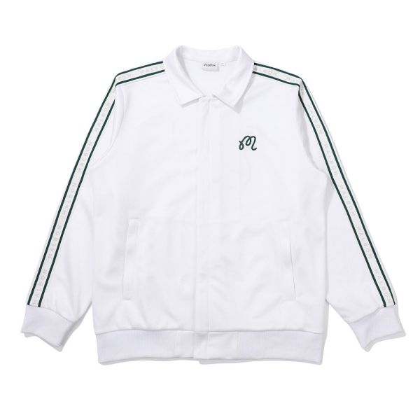 【 MALBON 】男款運動風外套 白色 