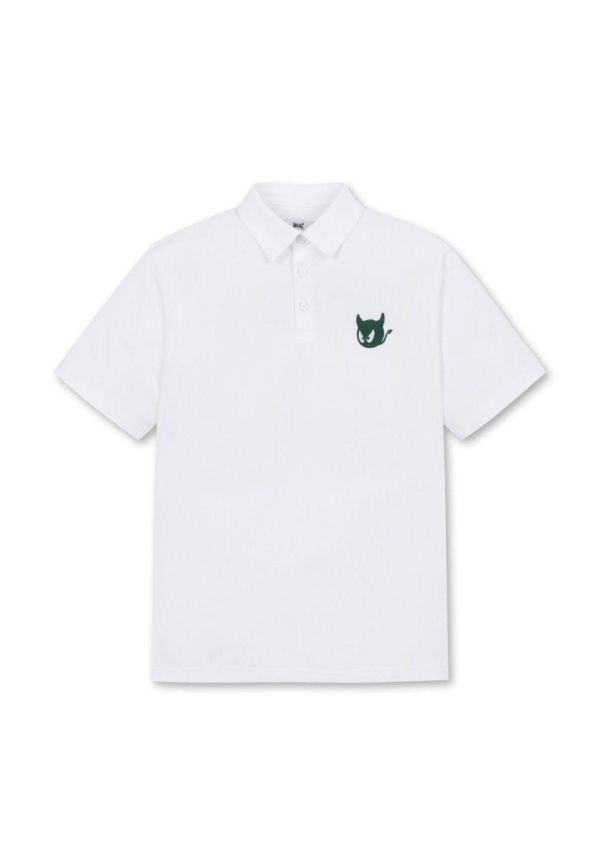 【 WAAC L現貨】男款高爾夫POLO衫 白 