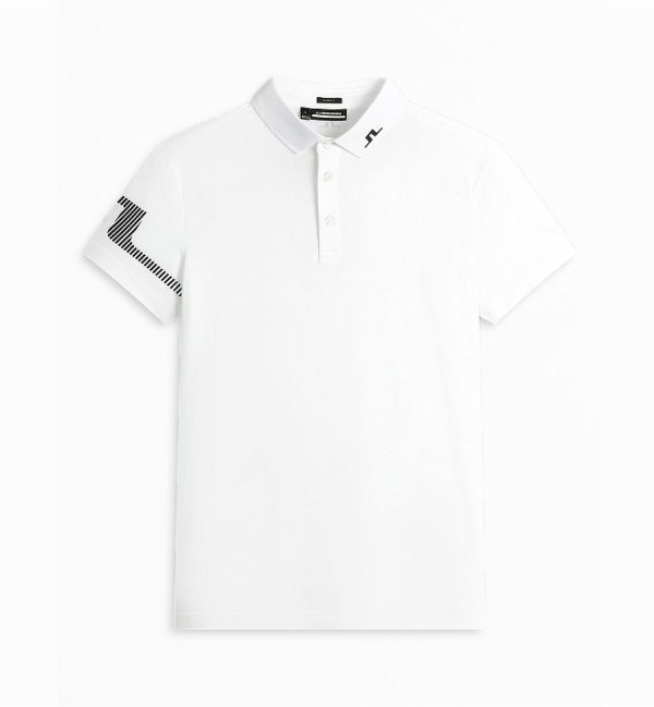 【 JL Ｌ現貨 】男款印花POLO衫 情侶款 白 