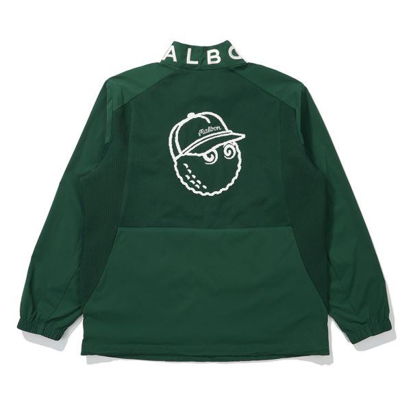 【 MALBON 】男款機能拼接上衣 綠色 