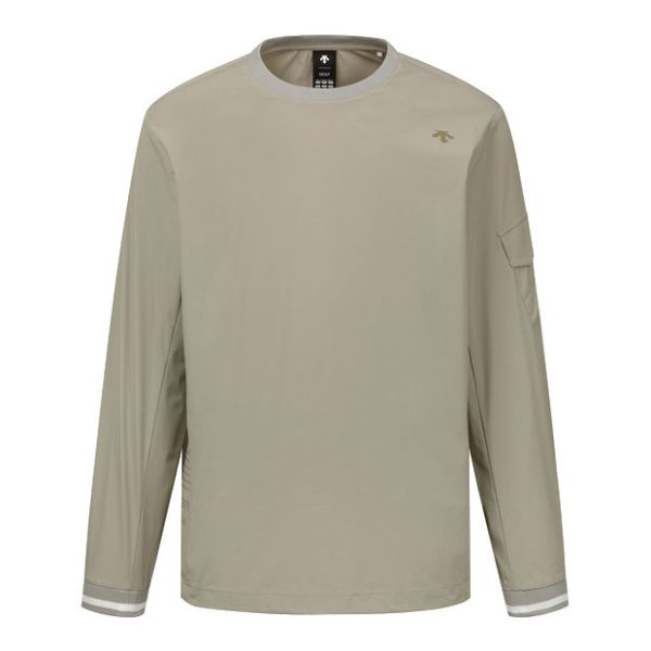 【 DESCENTE 】男款尼龍上衣 卡其 