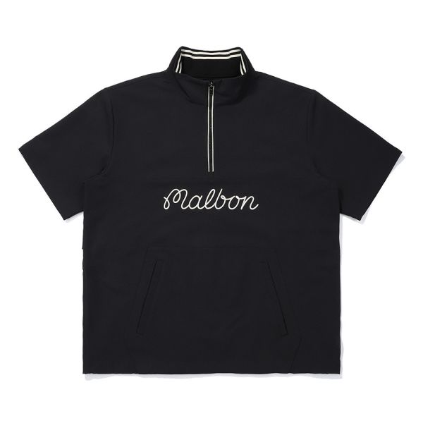 【 MALBON 】男款輕量透氣上衣 黑色 