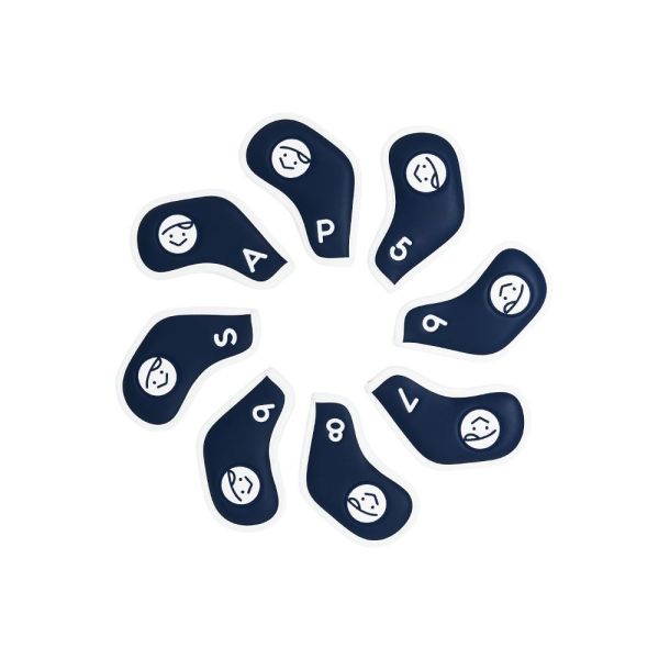 【 PIV'VEE 現貨 】皮革鐵桿套8入組 藍 