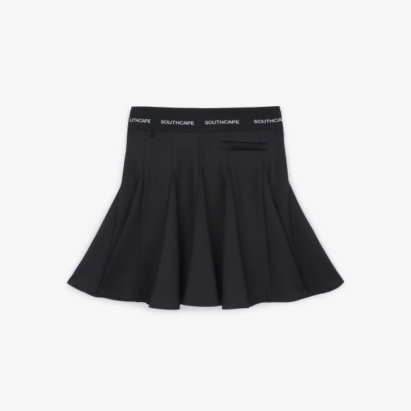 【 SOUTHCAPE 】女款喇叭短裙 黑 