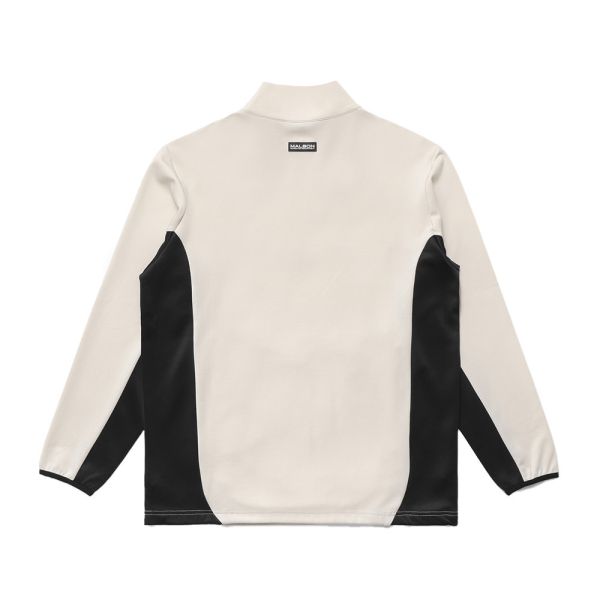 【 MALBON 】男款跳色機能上衣 白色 