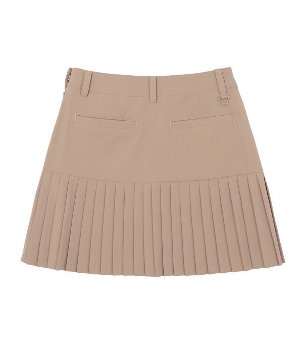 【 A.P.C golf 61現貨 】拼接百褶裙 卡其 