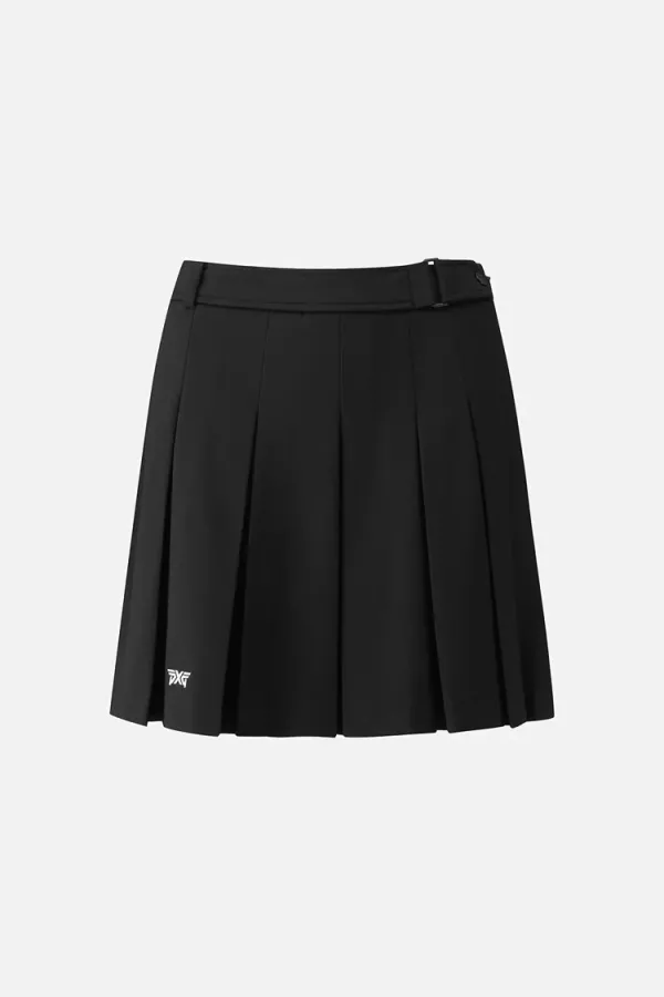 【 PXG XS現貨 】高腰百褶裙 黑 