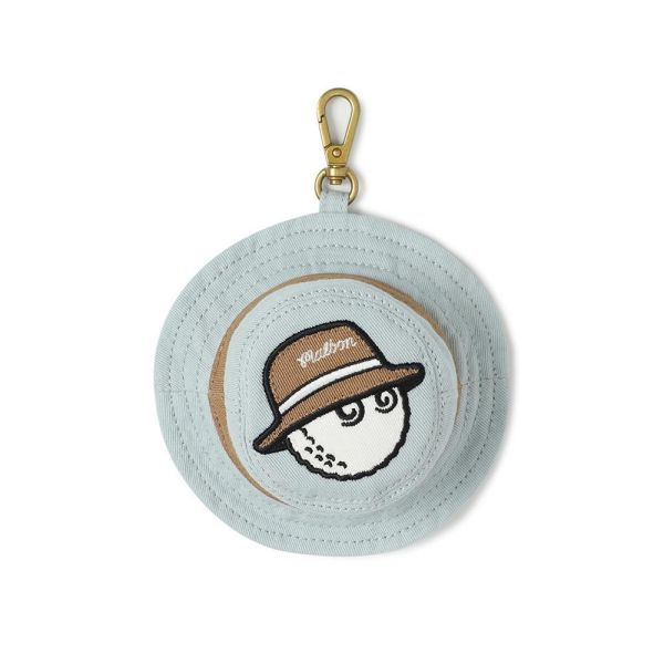 【 Malbon 現貨 】漁夫帽造型小球包 藍 