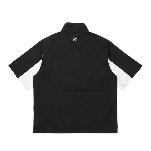 【 MALBON 】男款尼龍防風上衣 黑色 