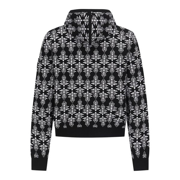 【 St ANDREWS S現貨 】女款花紋連帽外套 黑 