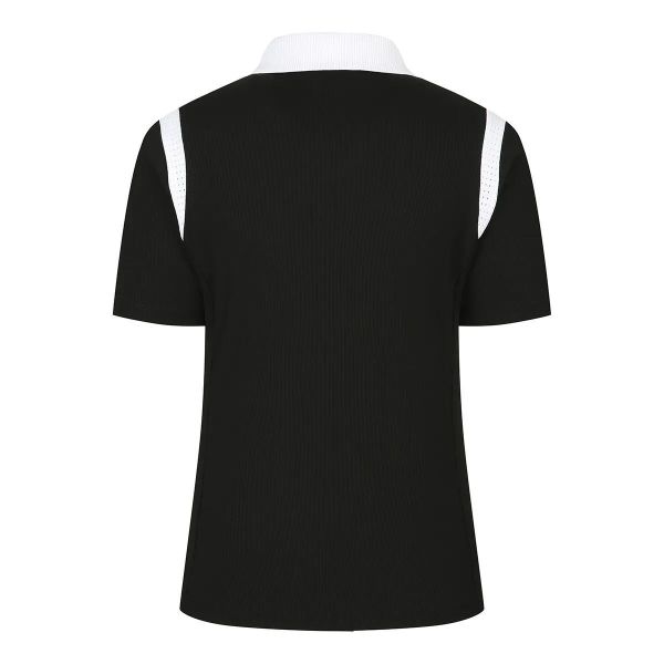 【 TaylorMade 】女款V字翻領上衣 黑 