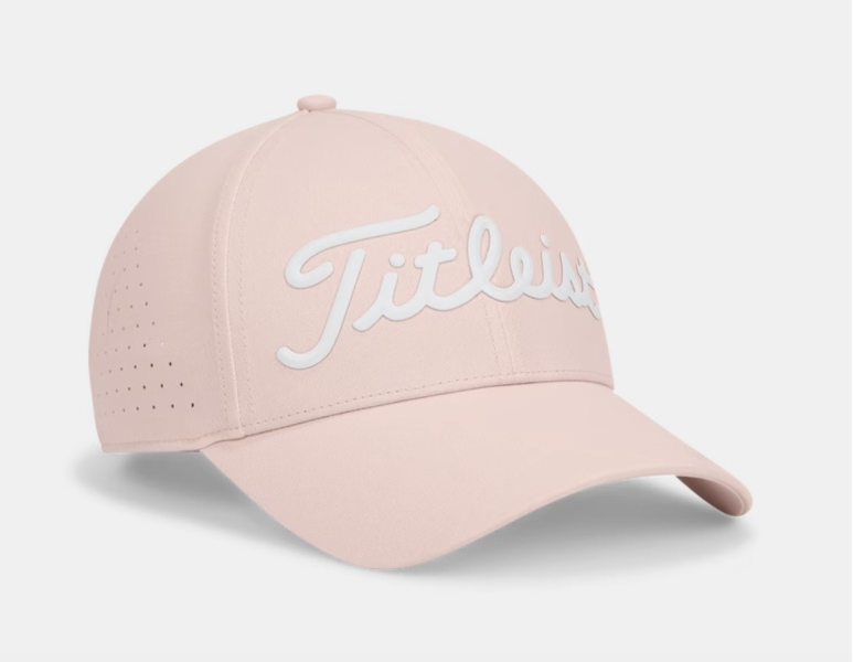 【 Titleist 】蝴蝶結綁繩棒球帽 粉 