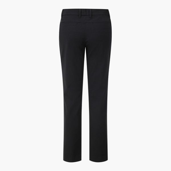 【 DESCENTE 】男款高爾夫彈性長褲 黑 