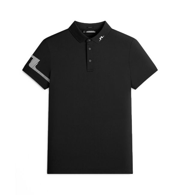 【 JL Ｌ現貨 】男款印花POLO衫 情侶款 黑 