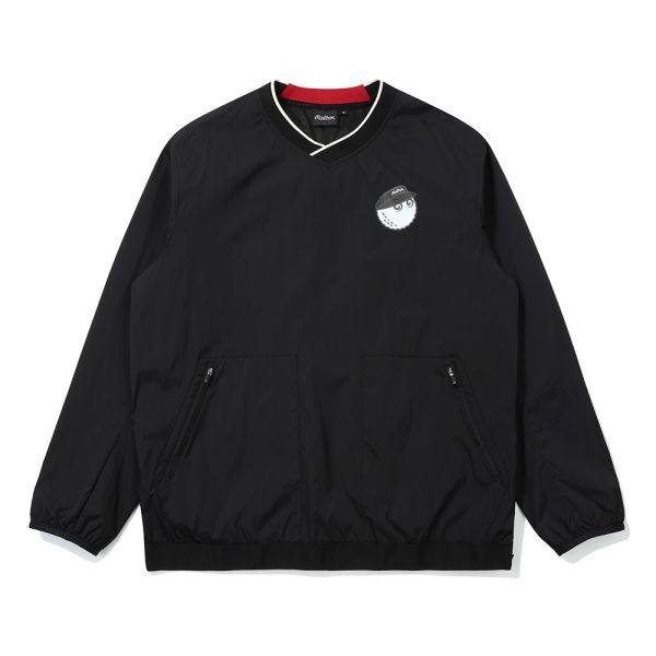 【 MALBON 】男款防風口袋上衣 黑色 