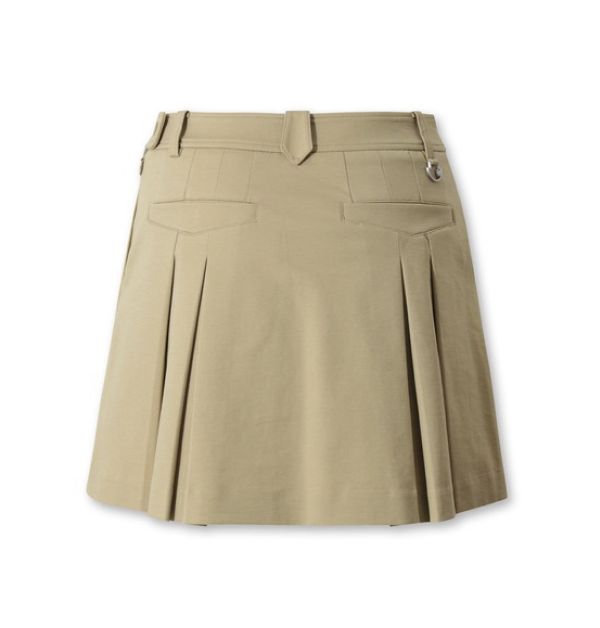 【 WAAC 】簡約短裙 卡其 