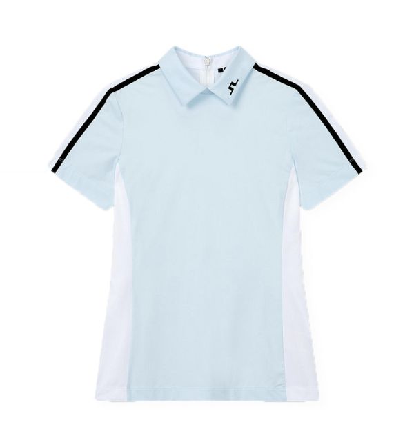 【 JL  S現貨 】女款尼龍POLO衫 藍 