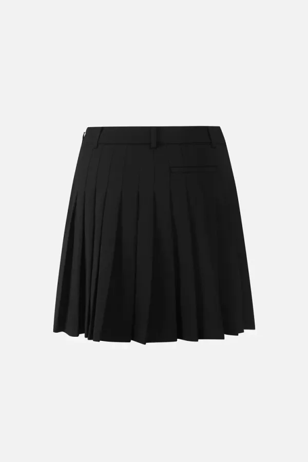 【 PXG 】不對稱百褶裙 黑 