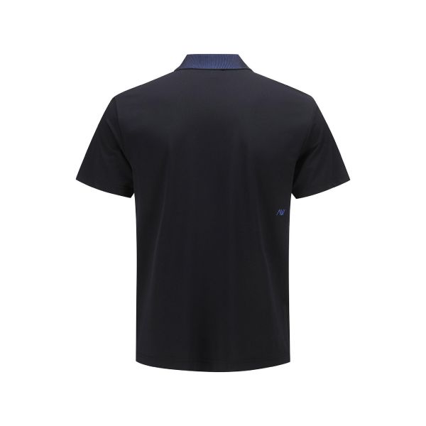 【 ANEW XL現貨 】男士提花藍logo領短 POLO衫 深藍色 