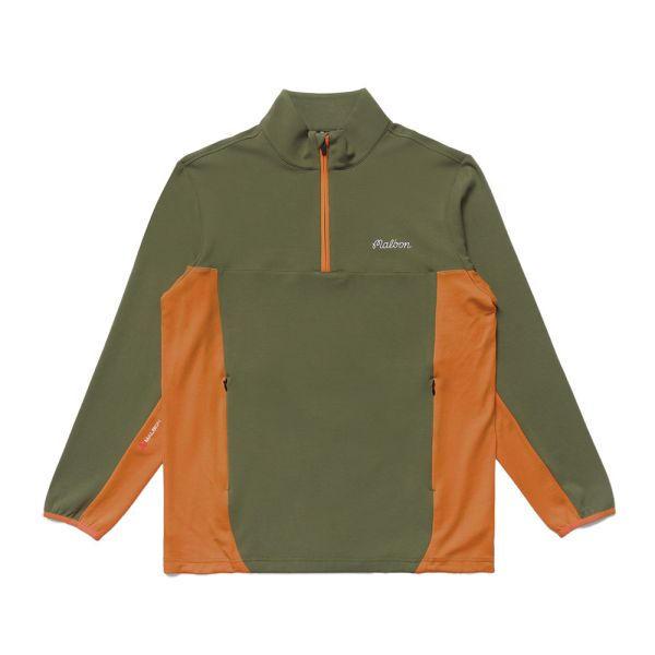 【 MALBON 】男款跳色機能上衣 綠色 