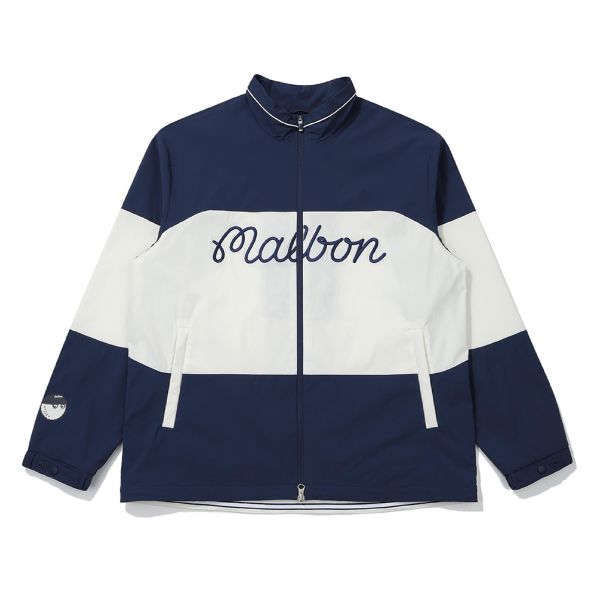 【 Malbon XL現貨  】藍白防風外套 