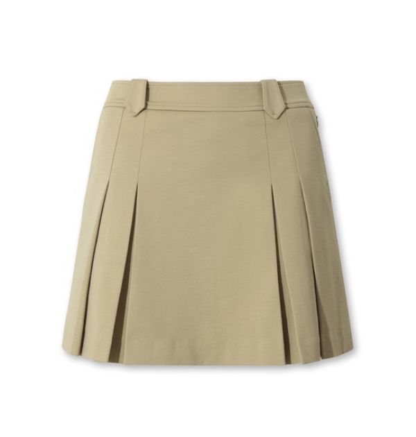 【 WAAC 】簡約短裙 卡其 