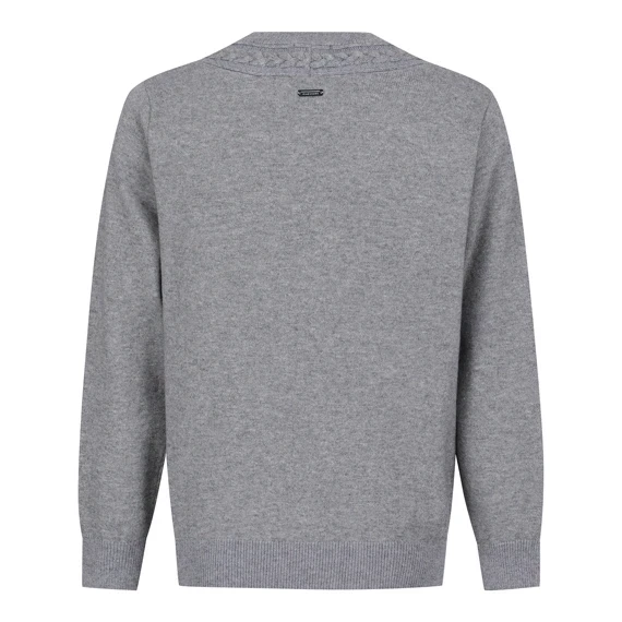 【 St ANDREWS 】男款羊毛針織上衣 灰色 