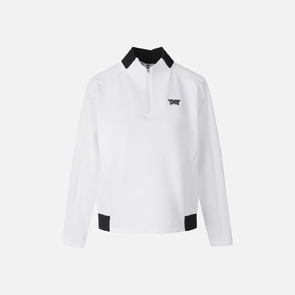 【 PXG XS現貨 】女款刷毛拉鍊上衣 白 