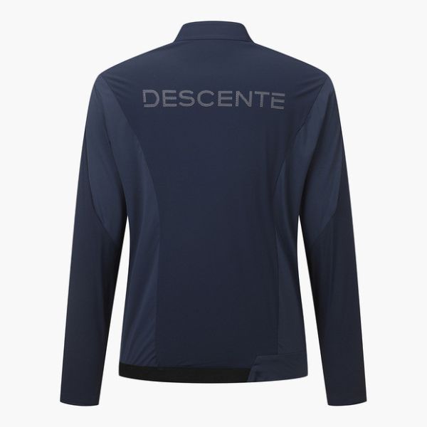 【 DESCENTE 】男款彈性薄外套 深藍 