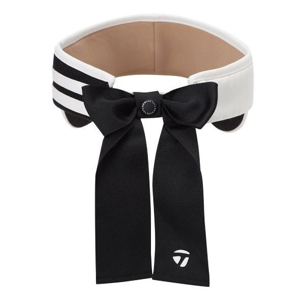 【 TaylorMade 】女款綁帶空頂遮陽帽 白 