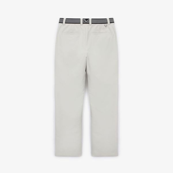 【 SOUTHCAPE 】男款寬鬆直筒褲 白 