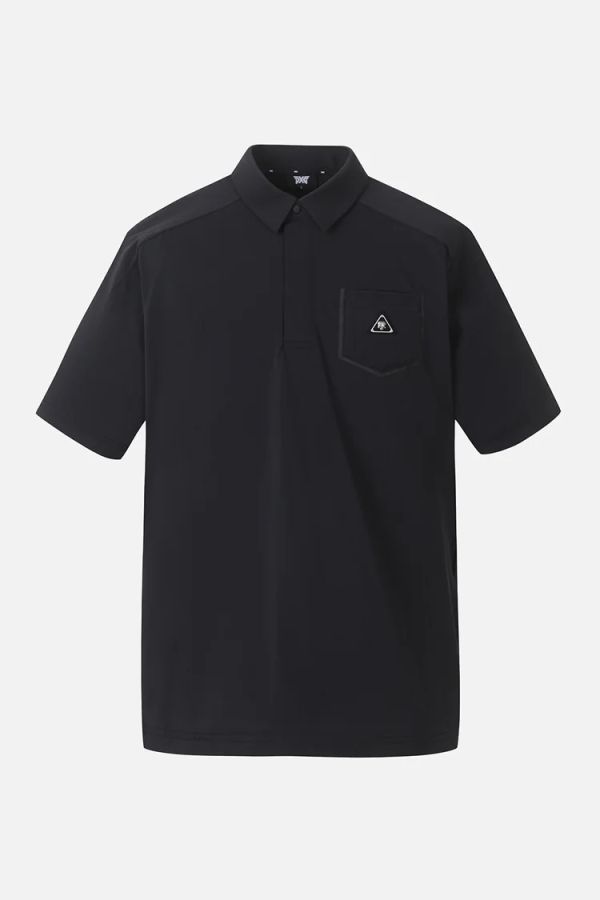 【 PXG 】男款骷髏頭造型POLO衫 黑 