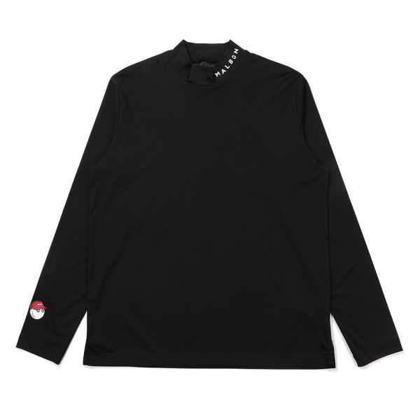【 MALBON 】男款秋冬內搭上衣 黑色 