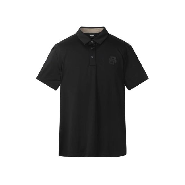 【 BOSS GOLF XL現貨 】男款雙B polo衫 黑 
