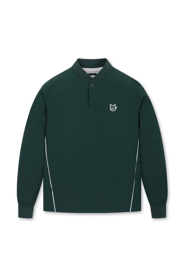 【 WAAC 】男款網眼保暖上衣 綠色 