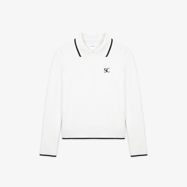 【 SOUTHCAPE 】女款翻領上衣 白 