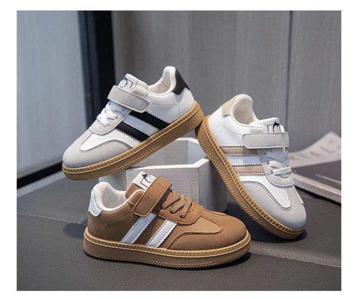 【預購】LIN015韓版男/女經典大童鞋/運動鞋/三色選(16~20.5)【一雙就免運】 韓版男童寶寶鞋小白鞋學步鞋