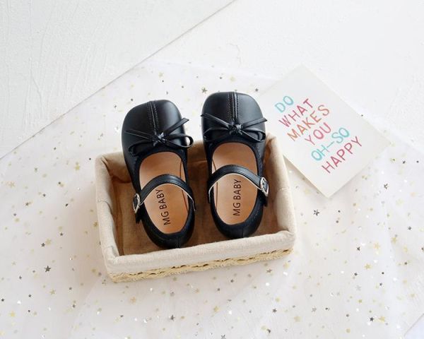 【預購】LIN008韓版女童淑女百搭鞋/三色選/軟底小中大童鞋(13.5~18)【一雙就免運】 韓版男童寶寶鞋小白鞋學步鞋