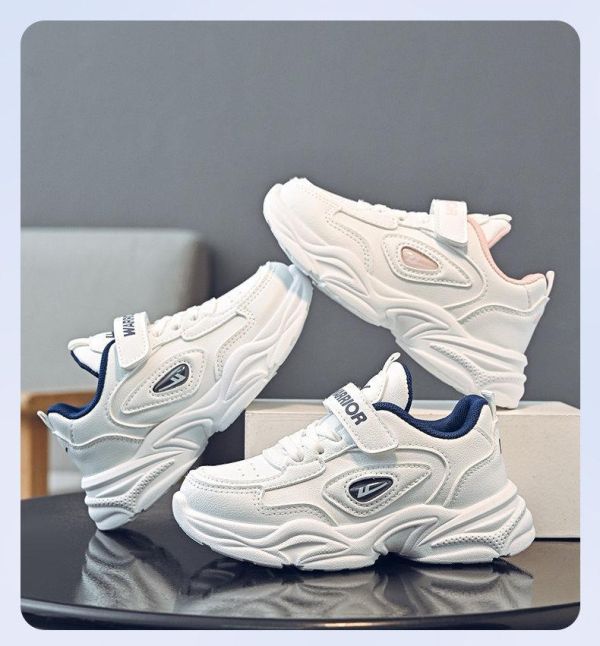 【預購】LIN013大童鞋/運動鞋/小白鞋/二色選(17.5~24)【一雙就免運】 韓版男童寶寶鞋小白鞋學步鞋