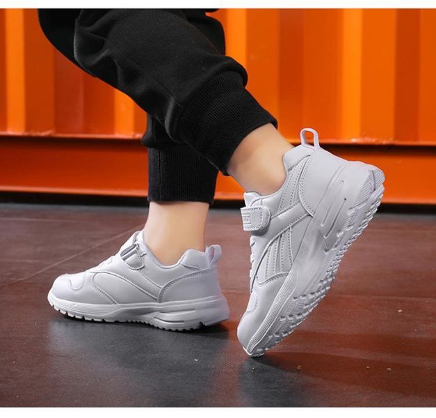 【預購】LIN014中性大童鞋/運動鞋/小白鞋(16~21)【一雙就免運】 韓版男童寶寶鞋小白鞋學步鞋