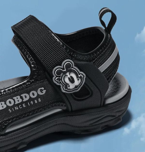 【預購】LIN007韓版男/女童兒童/巴布豆品牌大童涼鞋/三色選/軟底小中大童鞋(17~21.5)【一雙就免運】 韓版男童寶寶鞋小白鞋學步鞋